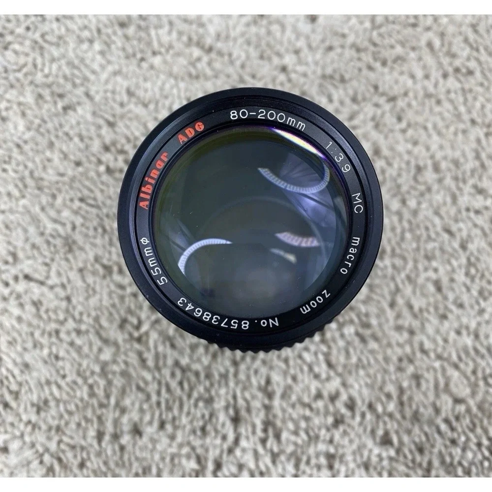 ALBINAR ADG 80-200mm‎ 1:3.9 Macro Zoom Lens 55mm No 85738643 Untested
